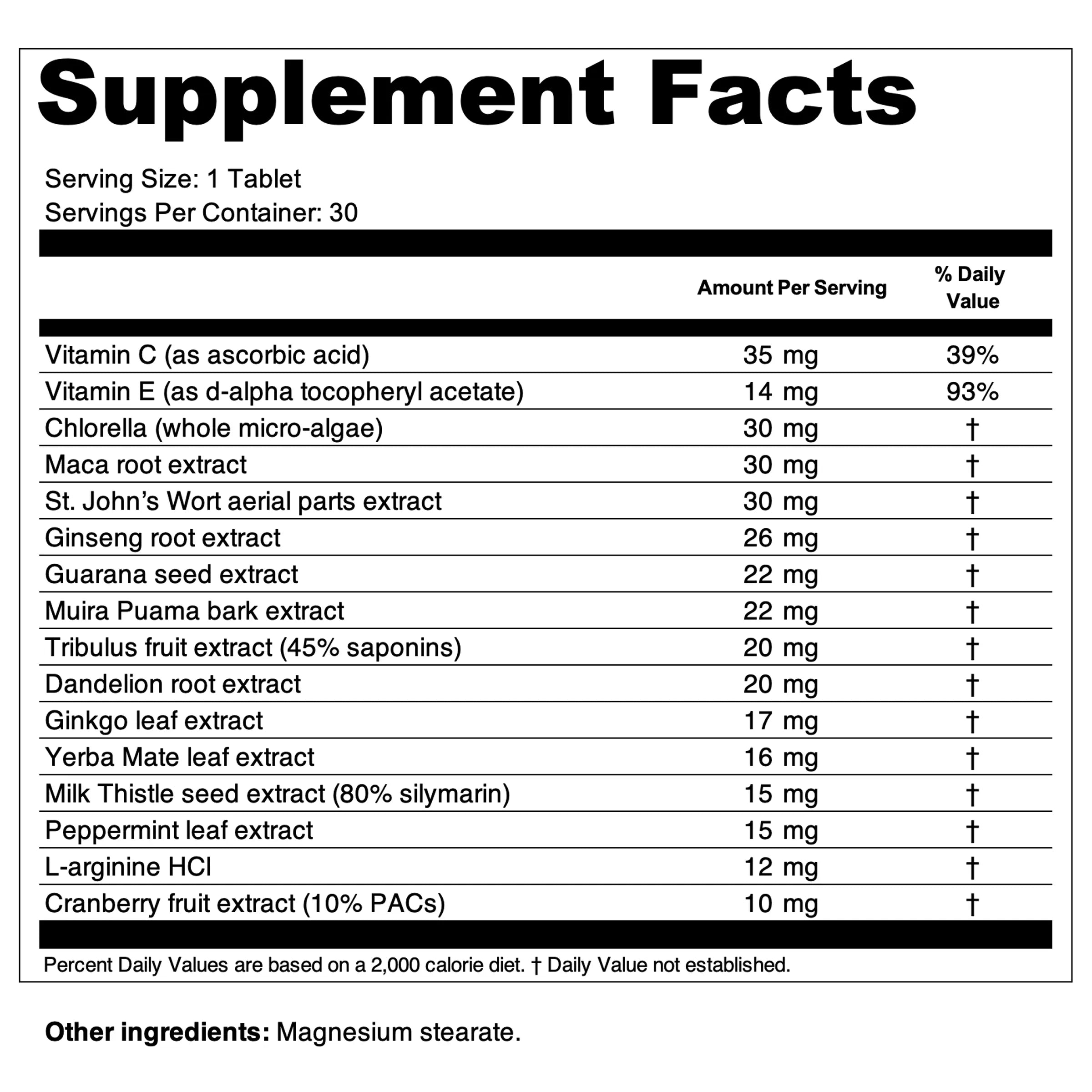 Supplement Facts